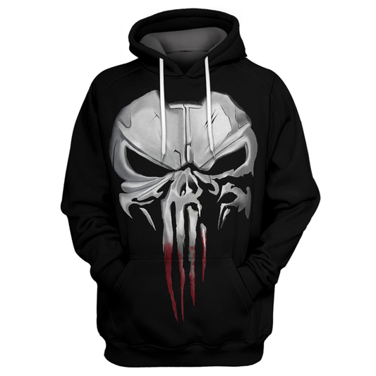 MV Hoodie The Punisher Hoodie T Shirt Punisher Cosplay T-shirt MV Shirt Sweater Tank