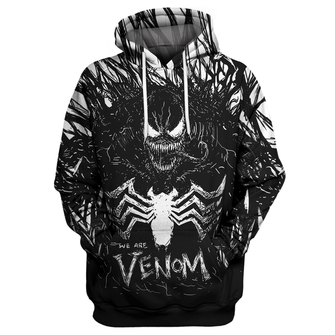 Venom Shirt We Are Venom Carnage Black White Hoodie MV Venom Hoodie Sweater Tank