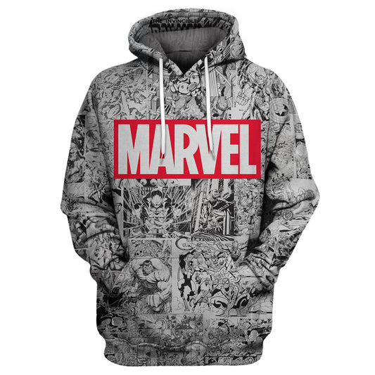 MV Hoodie Marvel Comic 3D Print T-shirt Amazing MV Shirt Sweater Tank