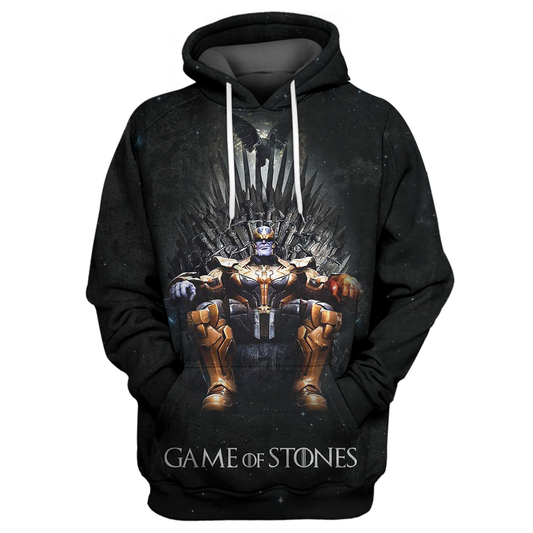 MV TN Hoodie Thanos - Game Of Stones 3D Print T-shirt MV TN Shirt Sweater Tank