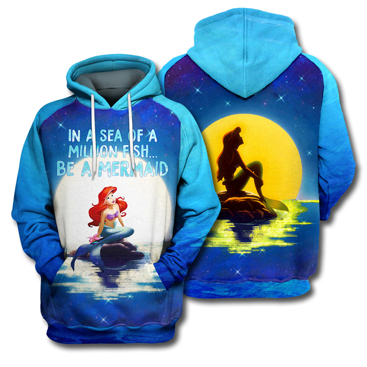 TLM T-shirt Be A Mermaid 3D Print T-shirt Amazing DN Hoodie Sweater Tank