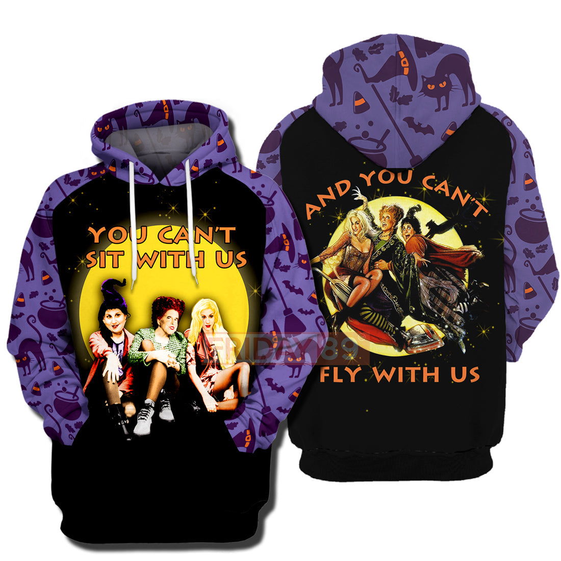 Hocus Pocus T-shirt You Can't Sit With Us T-shirt High Quality DN Hoodie Sweater Tank