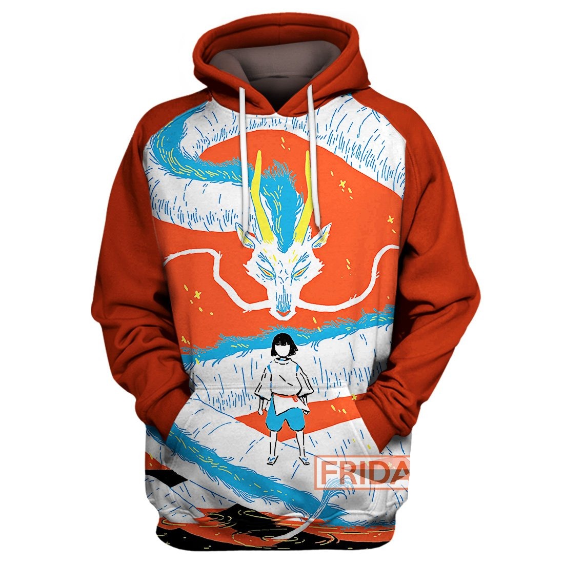 S.Ghibli Hoodie S.Ghibli Spirited Away Haku And Dragon Art 3D T-shirt Amazing S.Ghibli Shirt Sweater Tank