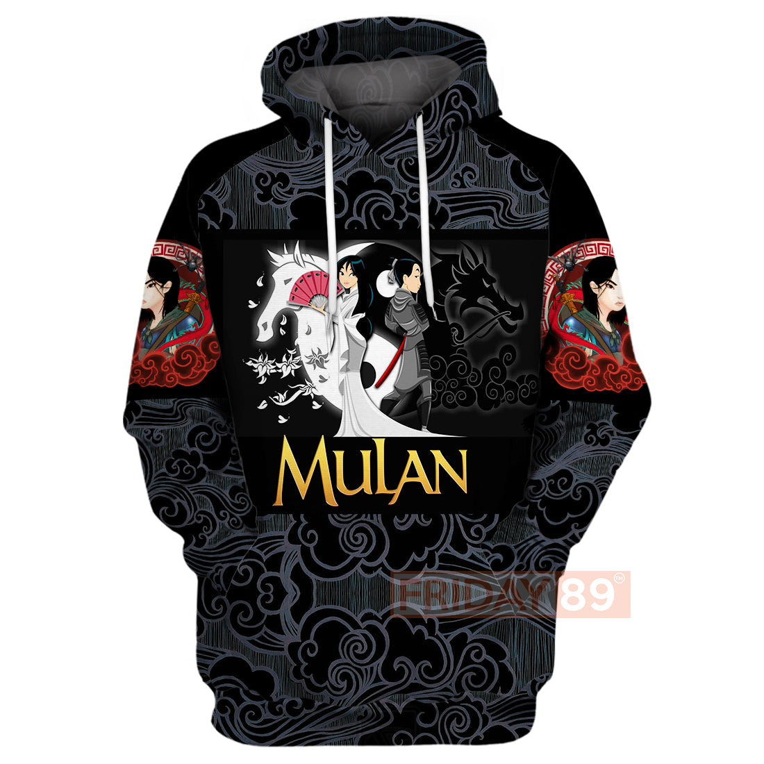 DN T-shirt Princess Mulan Beauty Art Motif Pattern 3D T-shirt Amazing DN Hoodie Sweater Tank