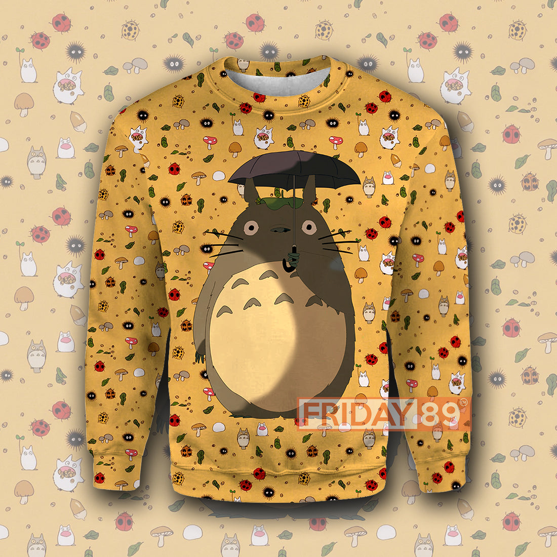 S.Ghibli T-shirt Adorable Totoro SS.Ghibli Chibi Pattern 3D PRINT T-shirt Awesome High Quality S.Ghibli Hoodie Sweater Tank