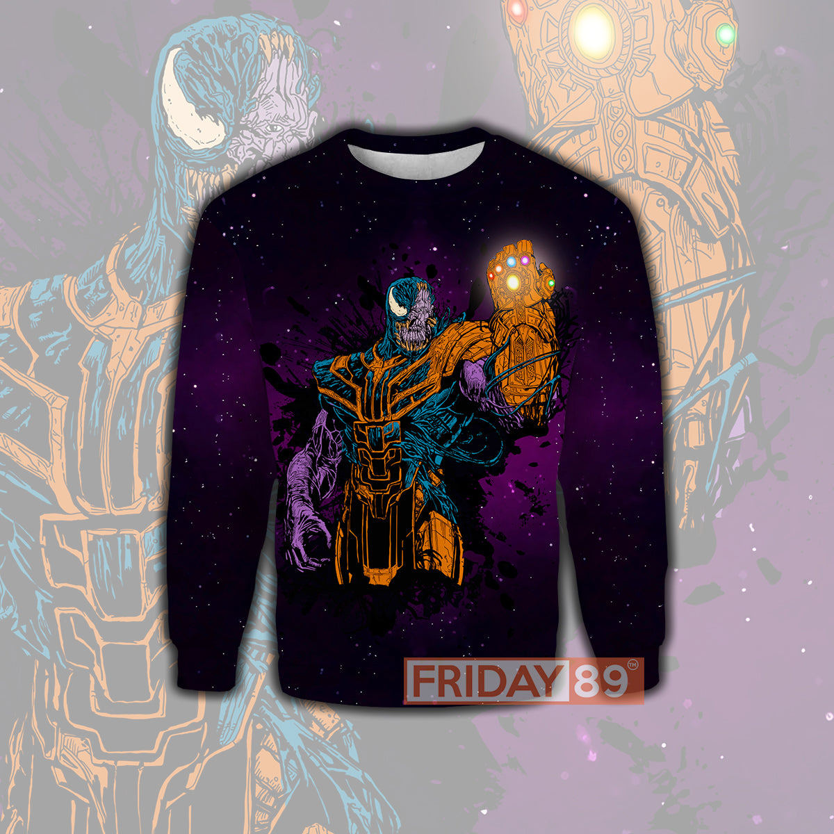 MV Hoodie Venom Infinity Shirt Thanos Venom Hoodie Amazing High Quality MV Venom Shirt Sweater Tank 2023