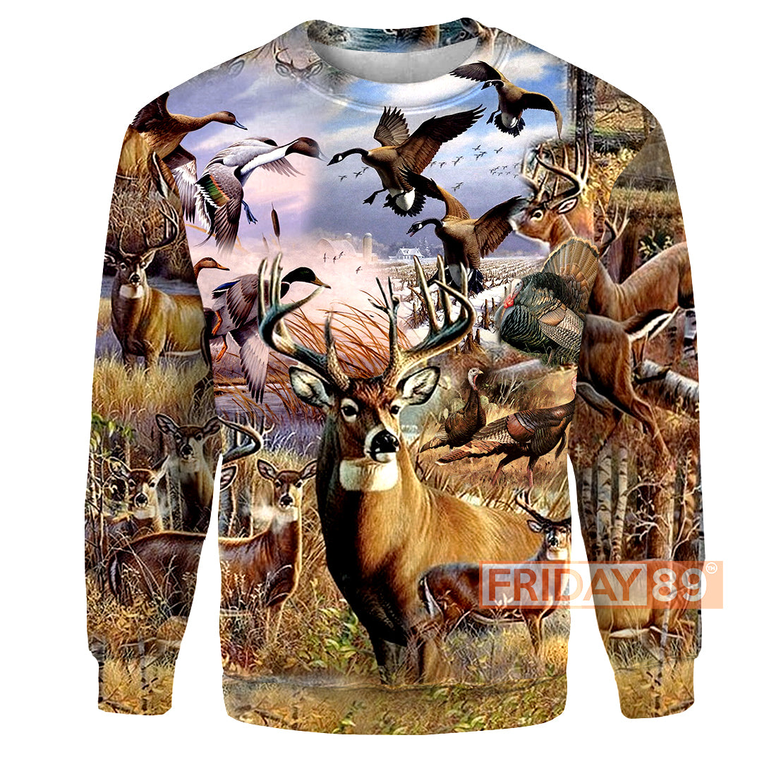 Gifury Hunting T-shirt Animals Hunting Deer Hunter 3D Print T-shirt Hunting Hoodie Sweater Tank 2023