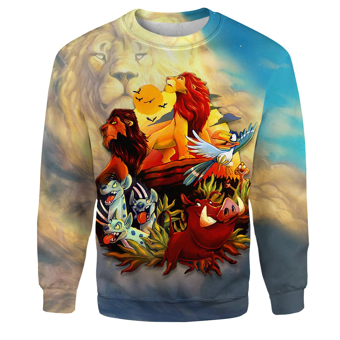 LK T-shirt 3D Print Lion King Main Cast Hoodie Amazing DN Hoodie Sweater Tank