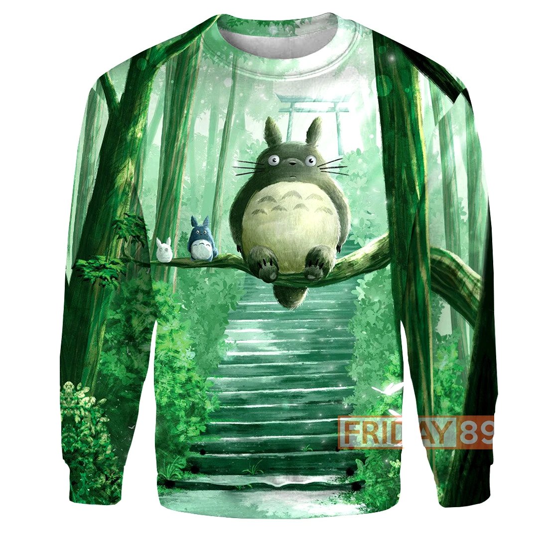 S.Ghibli Totoro Hoodie S.Ghibli Totoro And Friends Camphor Tree T-shirt Amazing S.Ghibli Totoro Shirt Sweater Tank
