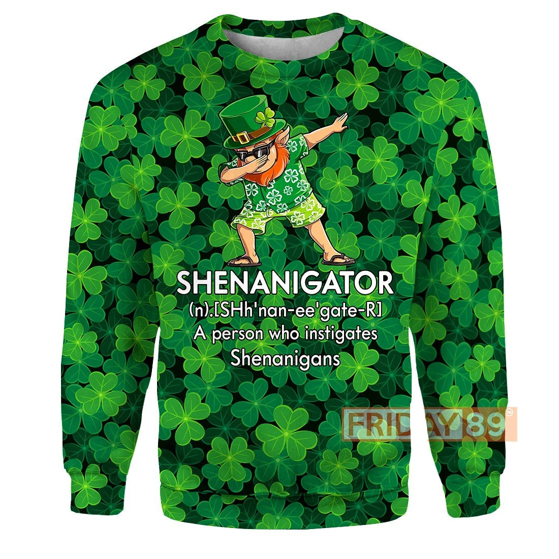 Gifury St Patrick's Day Hoodie Shenanigator Definition St Patrick's Day Lucky Charms Shamrock 3D Print T-shirt ST. Patrick's Day Sweater Tank 2023