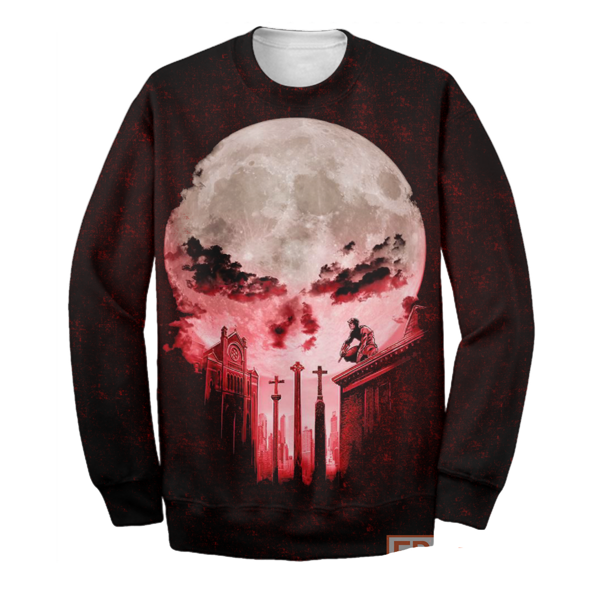 MV Punisher Hoodie Punisher Red Moon 3D Print T-shirt MV Punisher Shirt Sweater Tank 2024