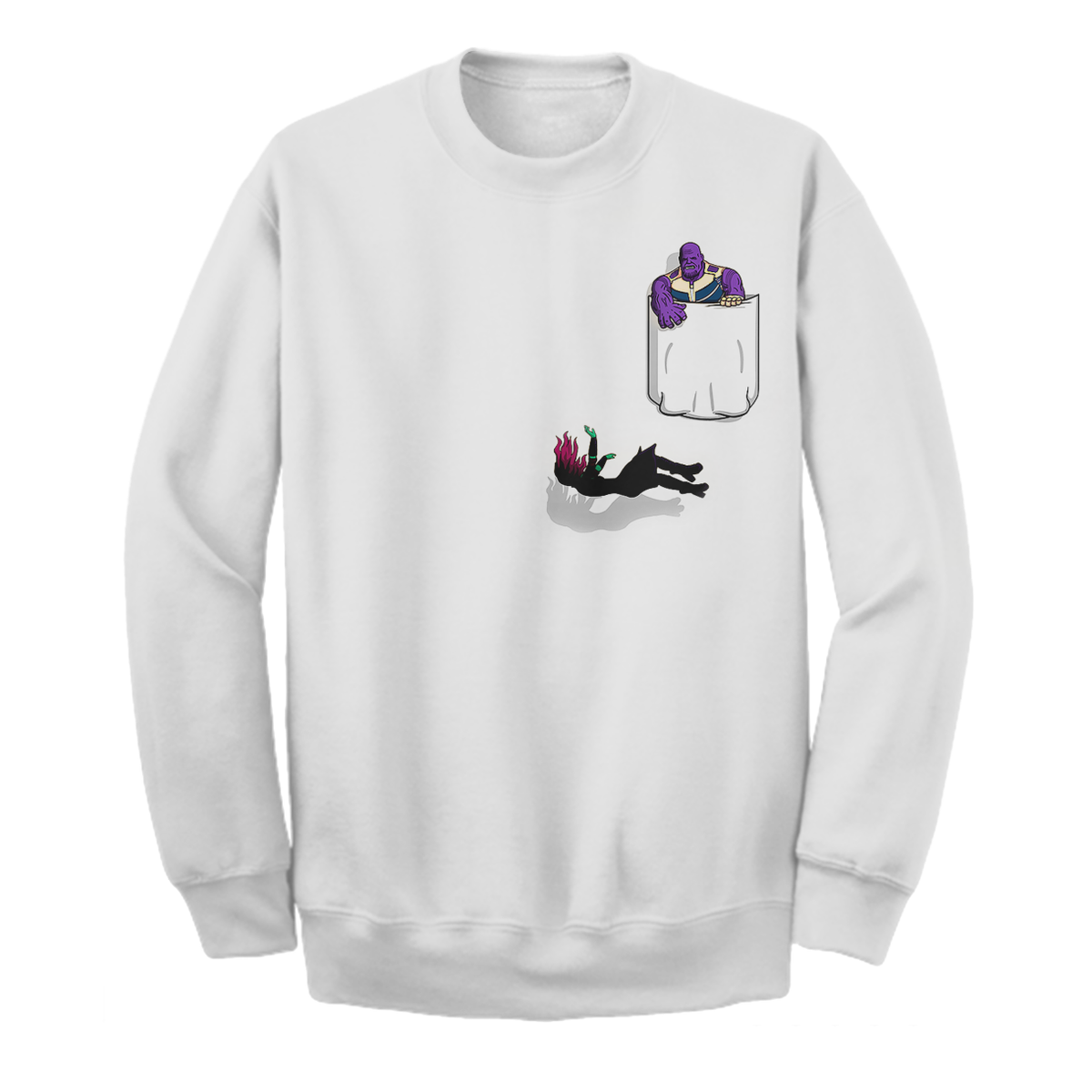 MV Thanos Hoodie Thanos & Daughter Pocket T-shirt Awesome MV Thanos Shirt Sweater Tank