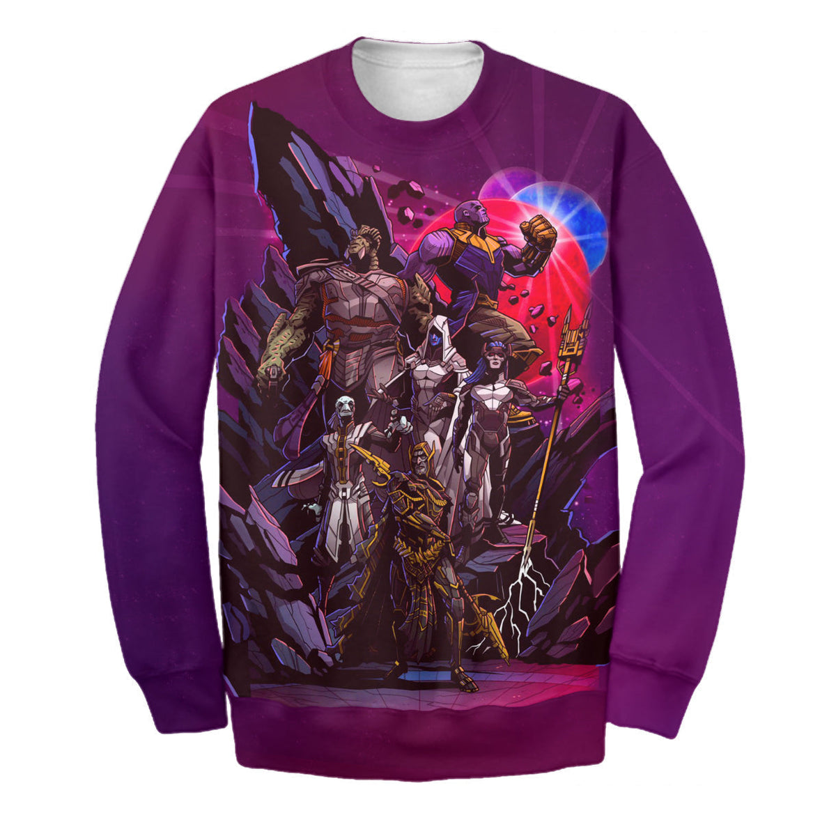 MV Thanos Hoodie Thanos Black Order 3D Print T-shirt Amazing MV Thanos Shirt Sweater Tank 2024