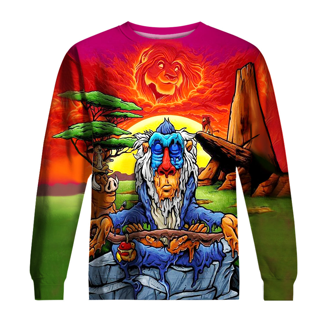 LK T-shirt Mediating Rafiki 3D Print T-shirt Awesome DN Hoodie Sweater Tank