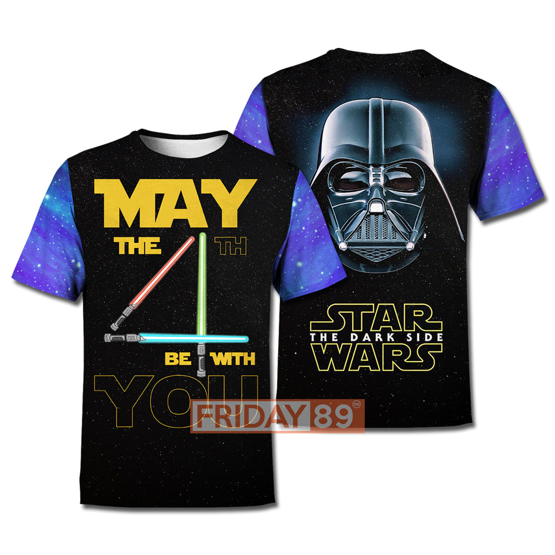 SW T-shirt D.Vader May the 4th Be With You 3D Print T-shirt Amazing High Quality SW Hoodie Sweater Tank 2025