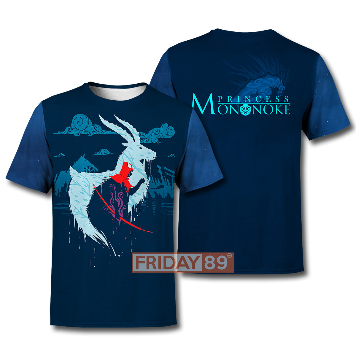 S.Ghibli Hoodie S.Ghibli Couple Princess Mononoke Ashitaka Art 3D T-shirt Awesome High Quality S.Ghibli Shirt Sweater Tank
