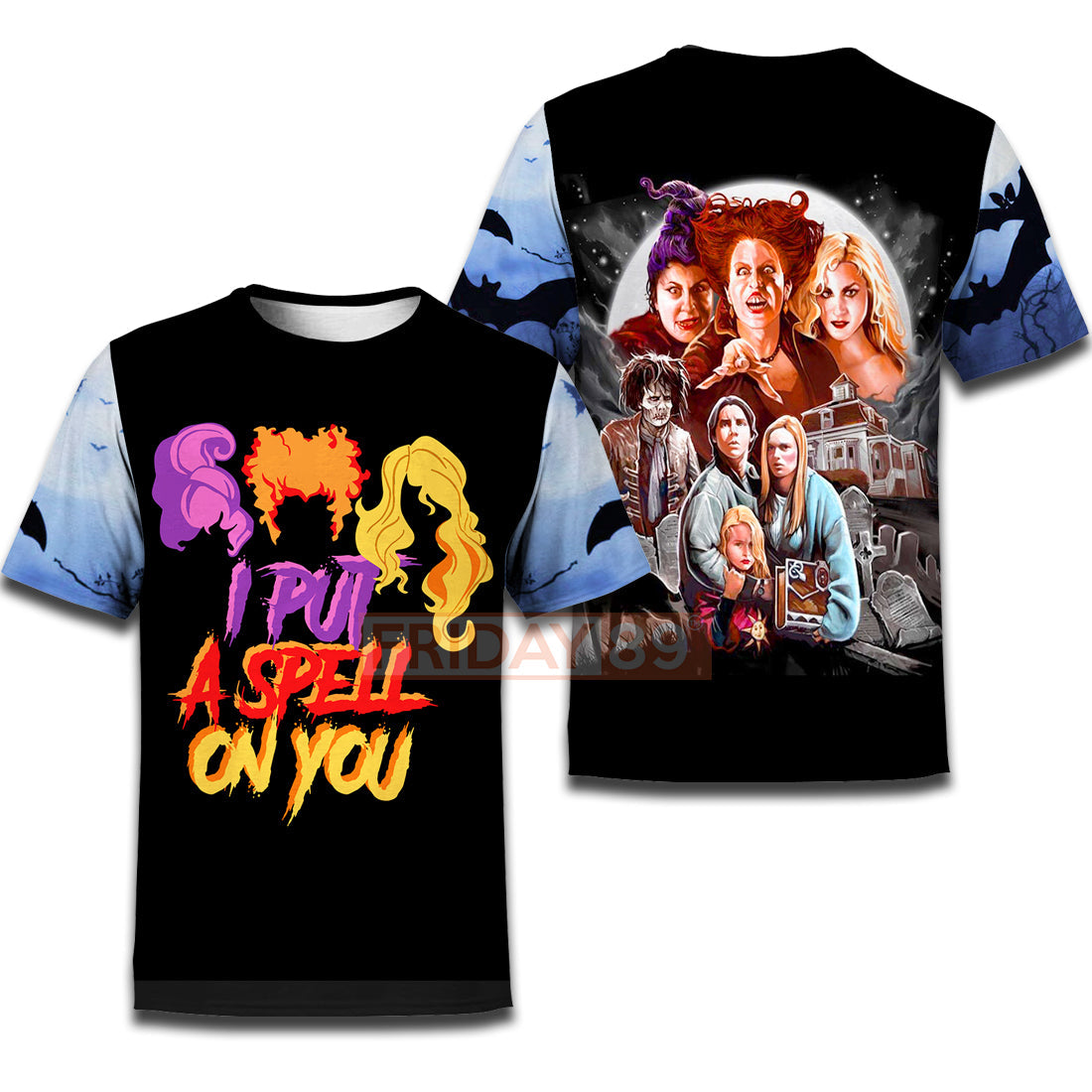 Hocus Pocus T-shirt I Put A Spell On You T-shirt Awesome DN Hoodie Sweater Tank