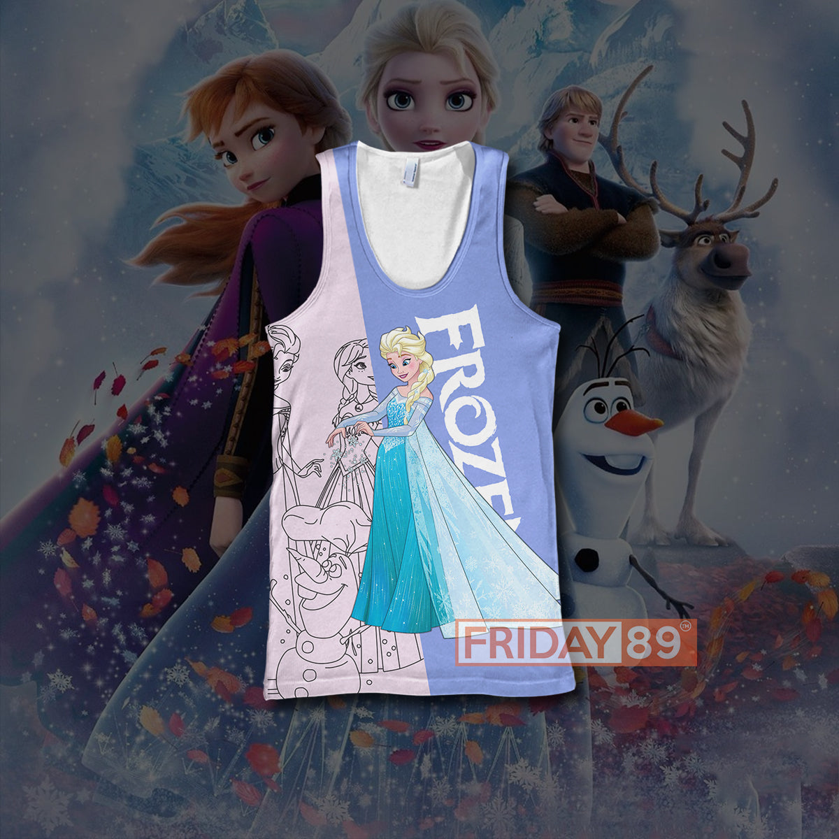 Frozen T-shirt Princess Elsa and Anna Frozen T-shirt Awesome DN Elsa Hoodie Sweater Tank