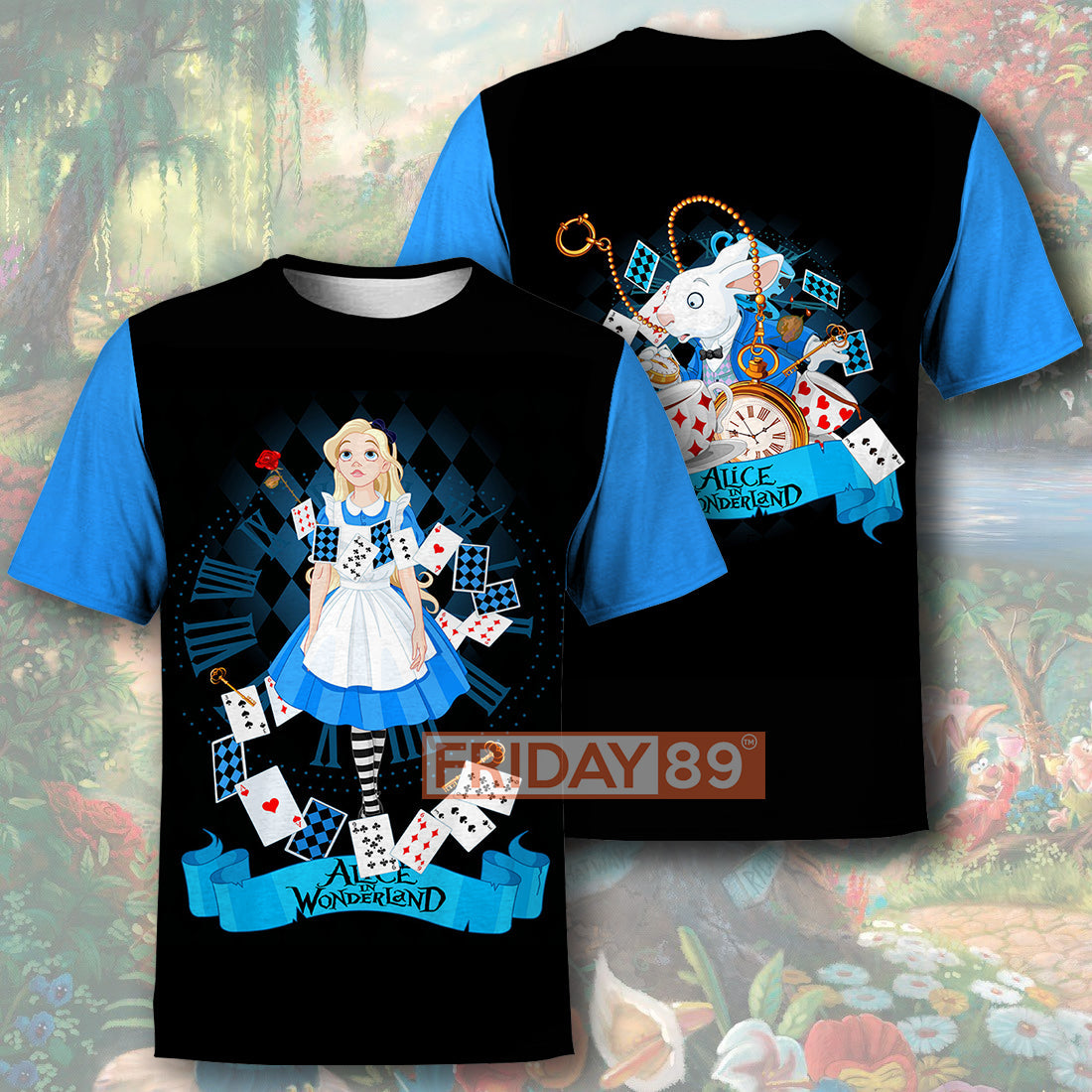 AIW T-shirt Alice Falls down The Rabbit Hole T-shirt Awesome High Quality DN Hoodie Sweater Tank