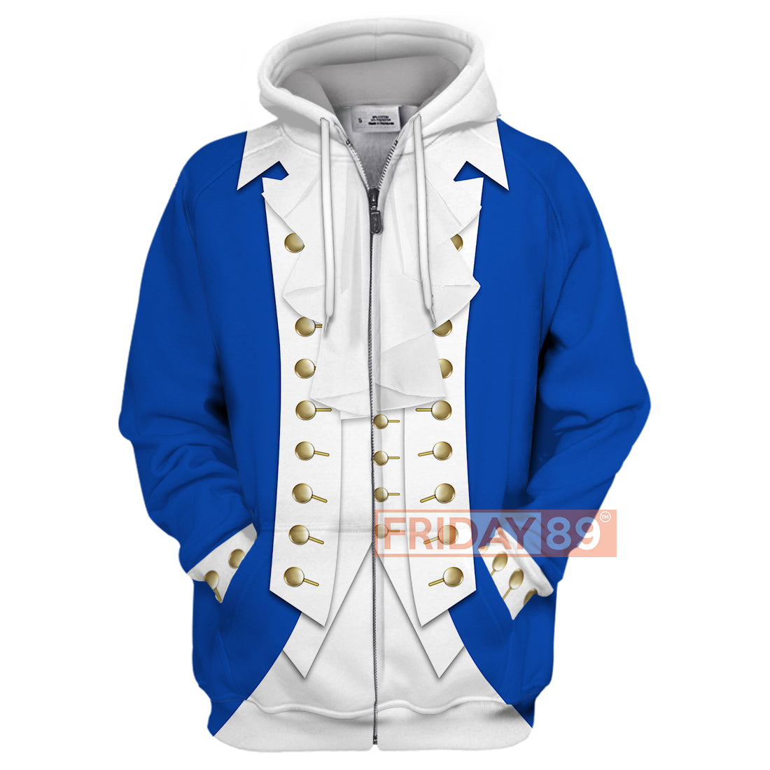 Men's Historical Hoodie Custom Alexander Hamilton T-shirt Hoodie