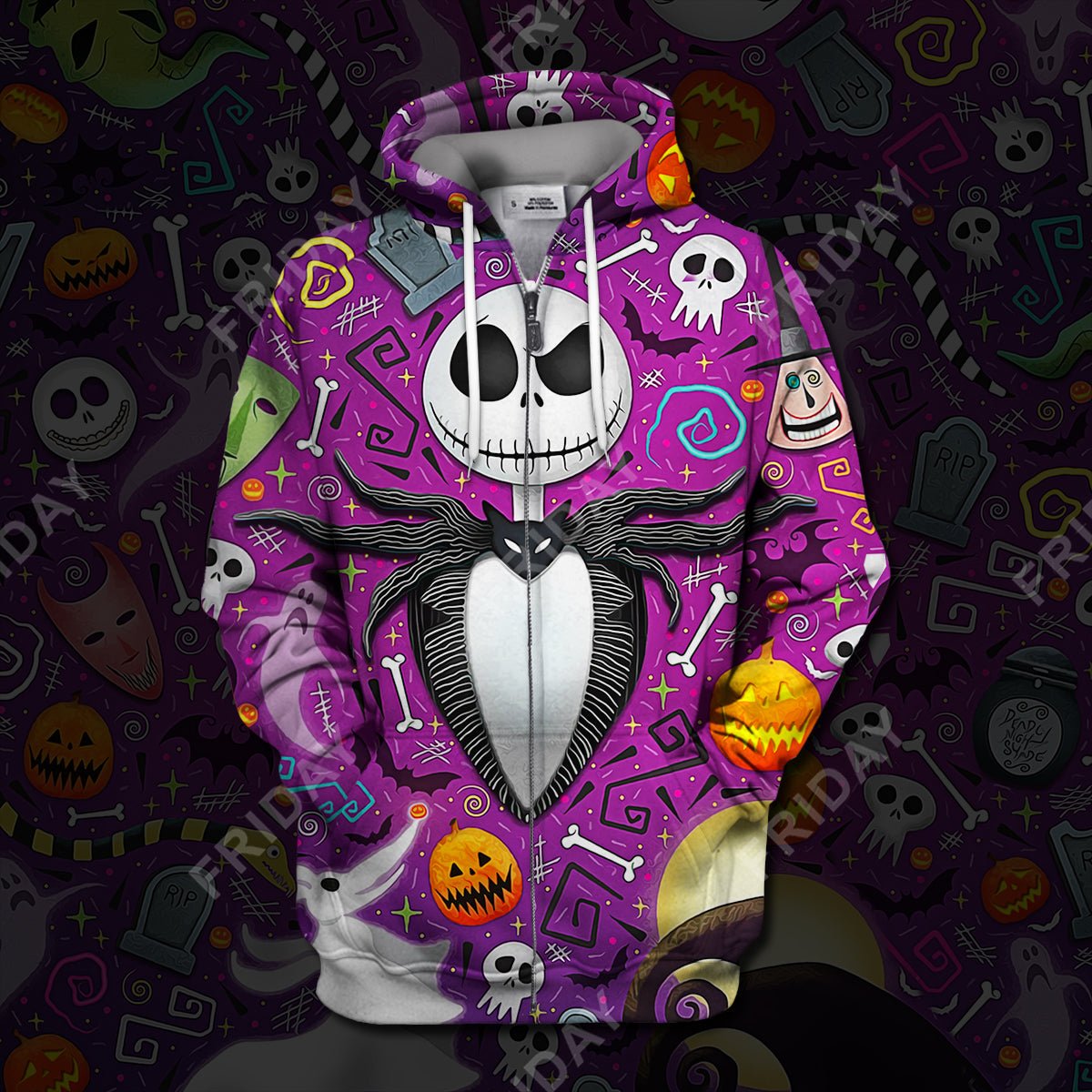 TBNC T-shirt Pumpkin King With Halloween Items T-shirt Amazing DN TBNC Hoodie Sweater Tank Jack Skellington Hoodie Shirt 2026