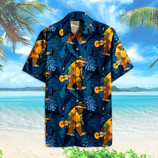 Bigfoot Hawaii Shirt Bigfoot Sasquatch Mexican Hawaiian Aloha Shirts