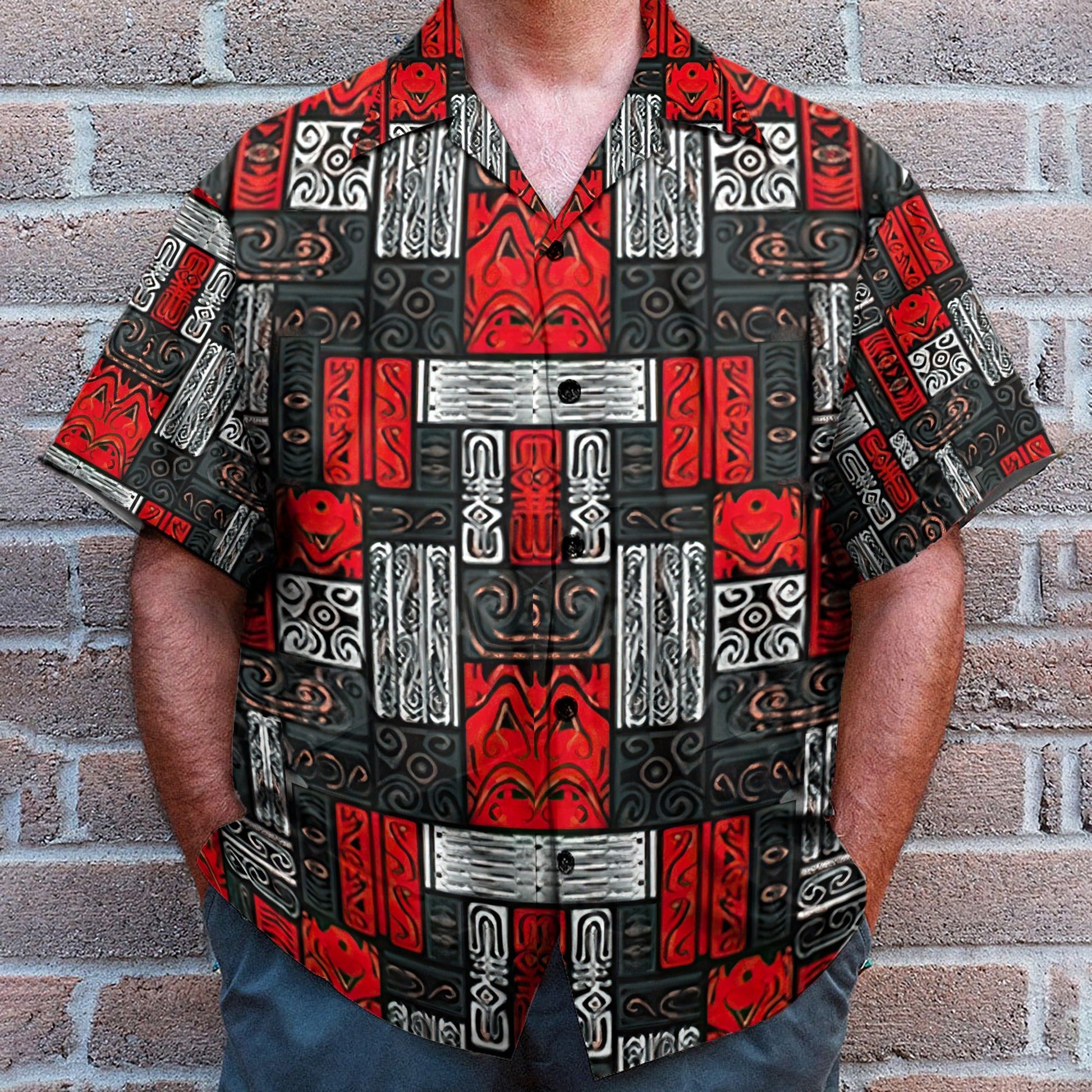Back To The Future Movie Biff Tannen Cosplay Costume - Hawaiian Shirt