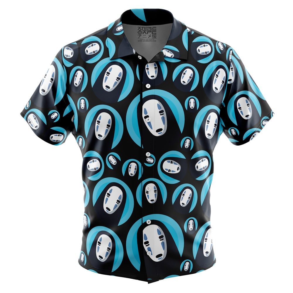 No Face Spirited Away Button Up Hawaiian Shirt