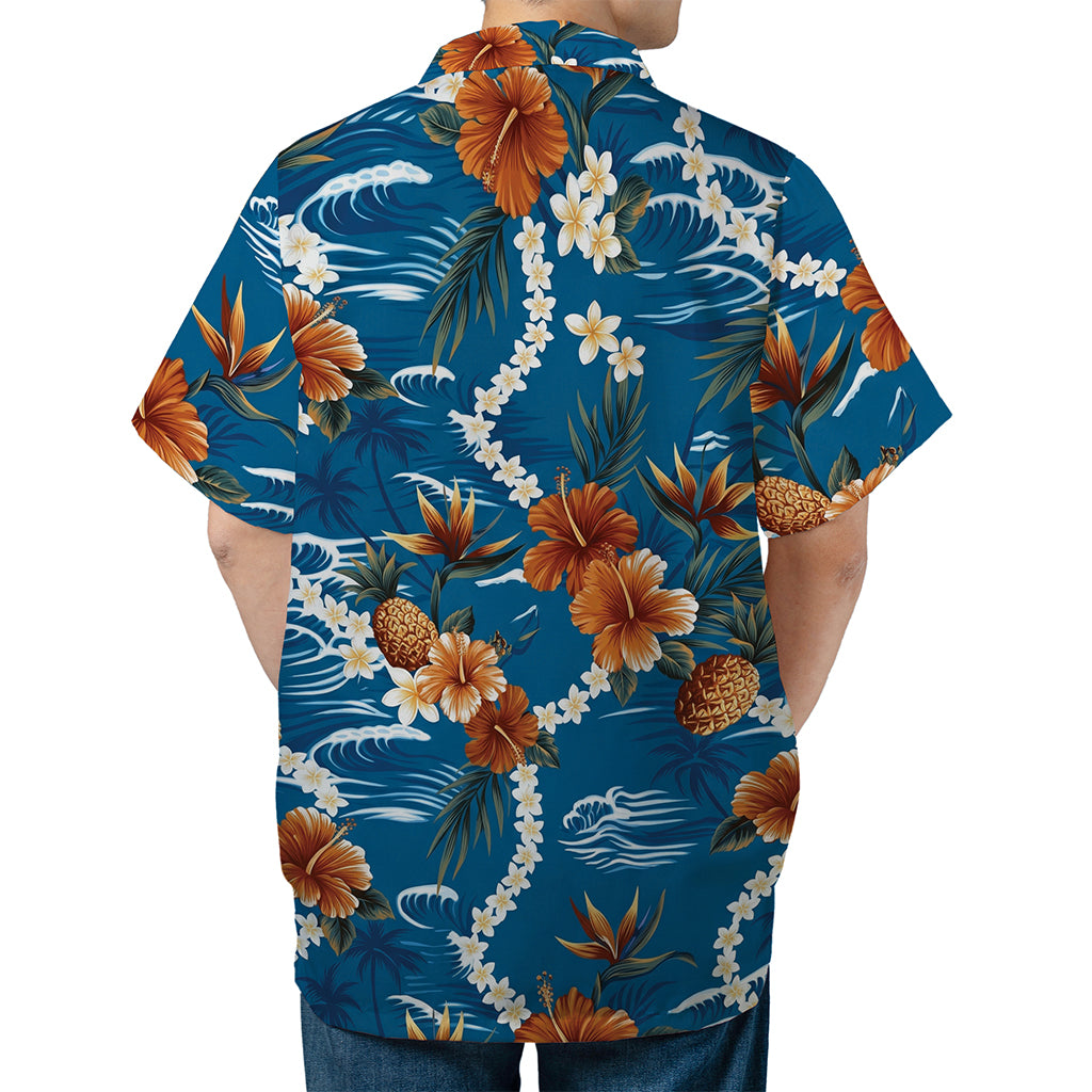Four Christmases Brad Vince Vaughn Ocean Blue Aloha Hawaiian Shirt - Tazila