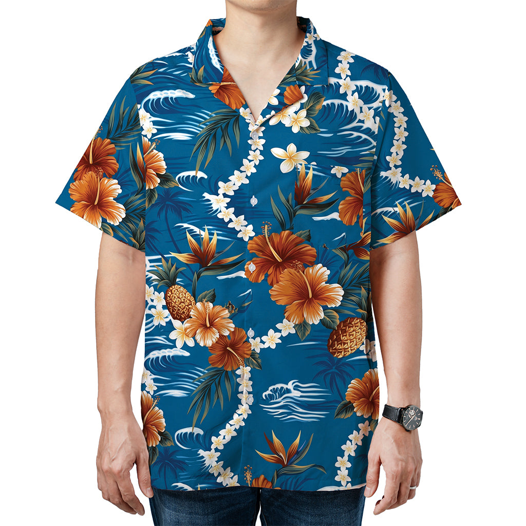 Four Christmases Brad Vince Vaughn Ocean Blue Aloha Hawaiian Shirt - Tazila