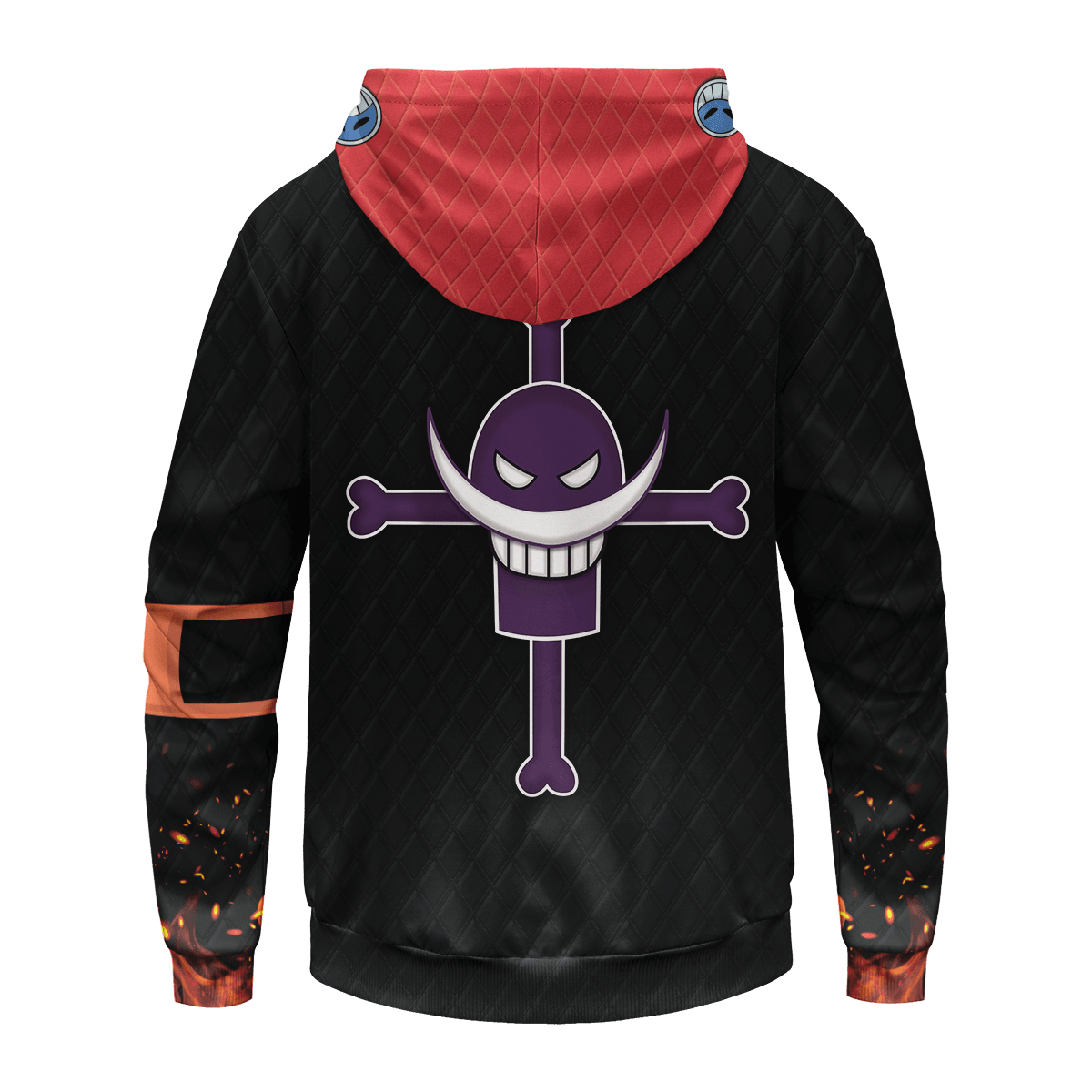 One Piece Hoodie Portgas D. Ace Costume Black Hoodie Anime Clothing