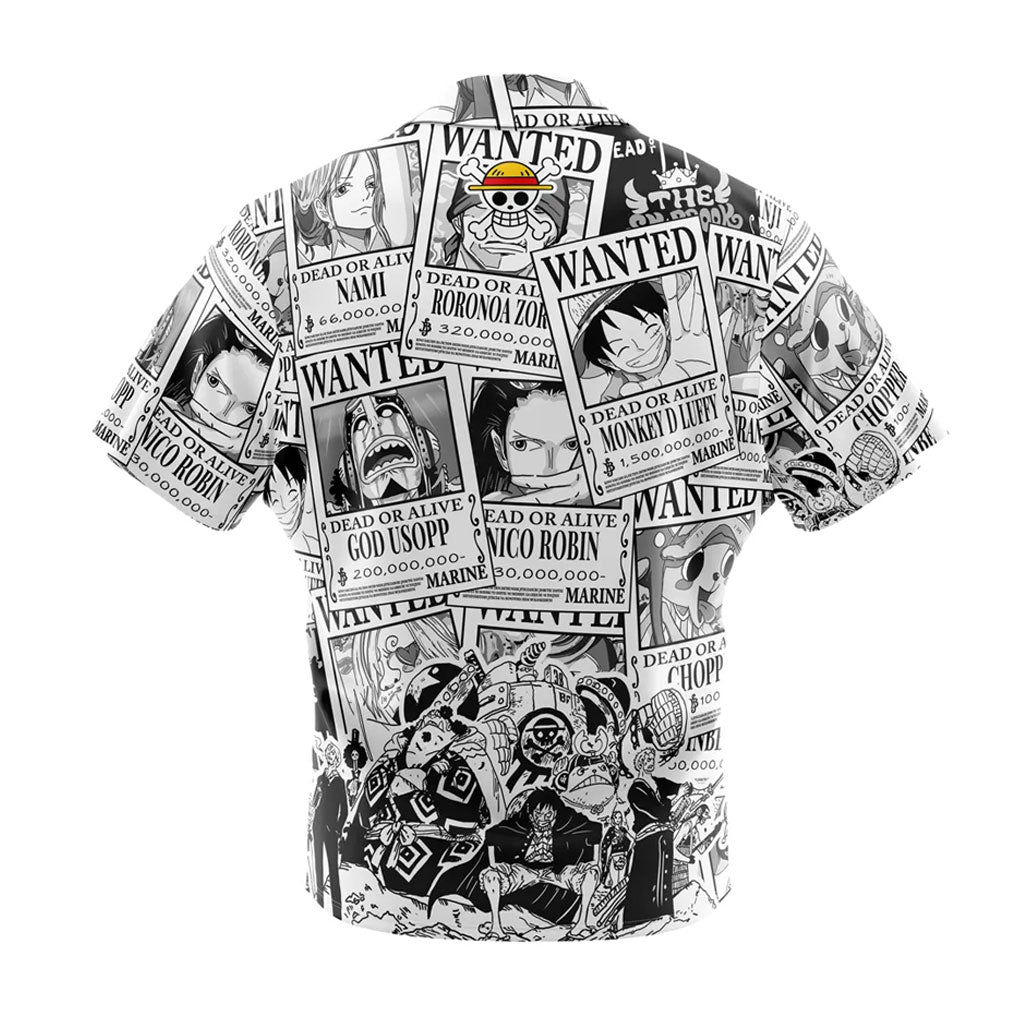 One Piece Manga Wanted Hawaiian Shirt | One Piece Universe Store