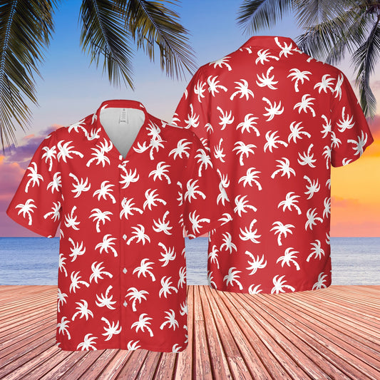 The White Lotus Ethan Spiller Palm Tree Hawaiian Shirt - Tazila
