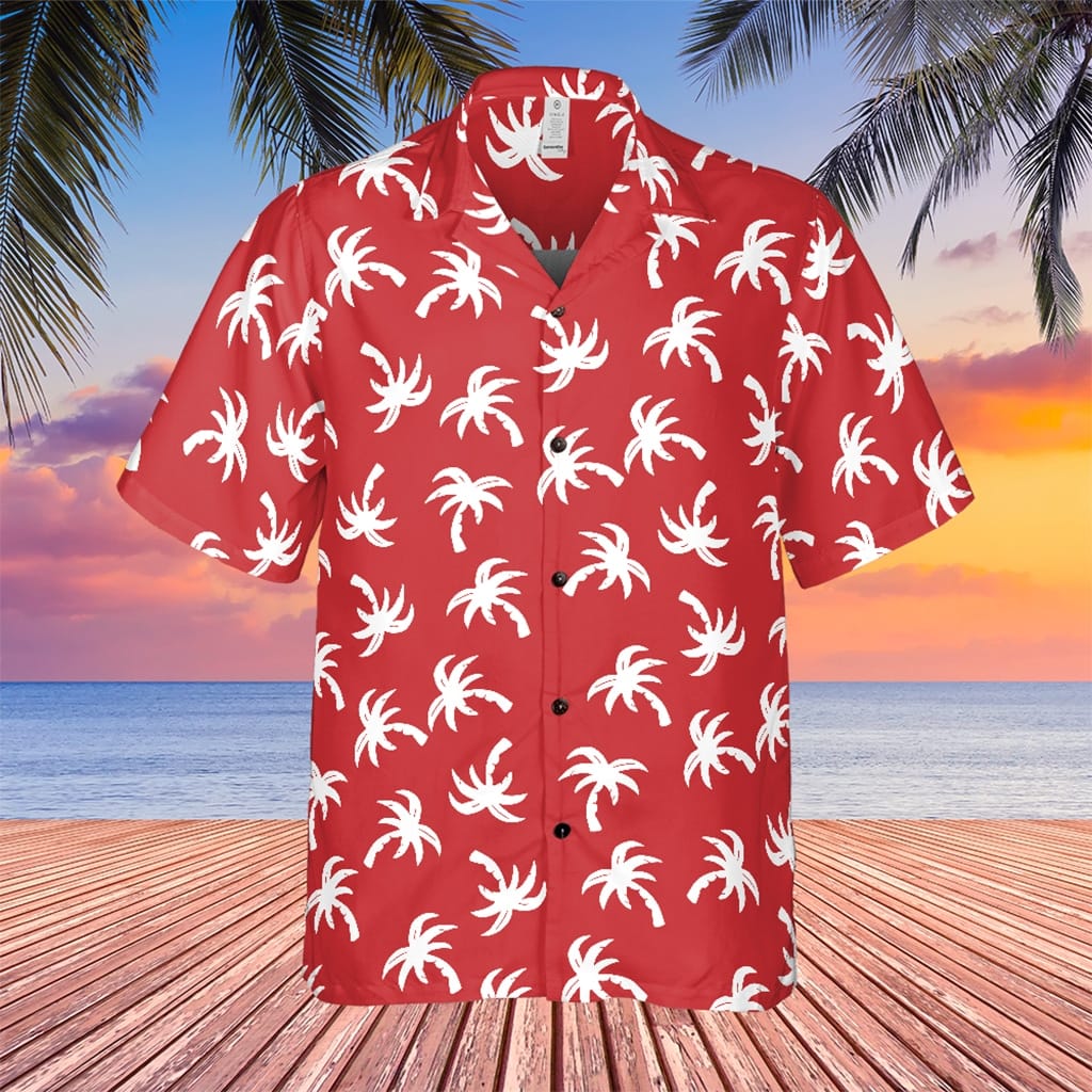 The White Lotus Ethan Spiller Palm Tree Hawaiian Shirt - Tazila