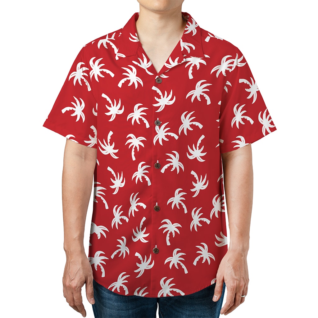 The White Lotus Ethan Spiller Palm Tree Hawaiian Shirt - Tazila
