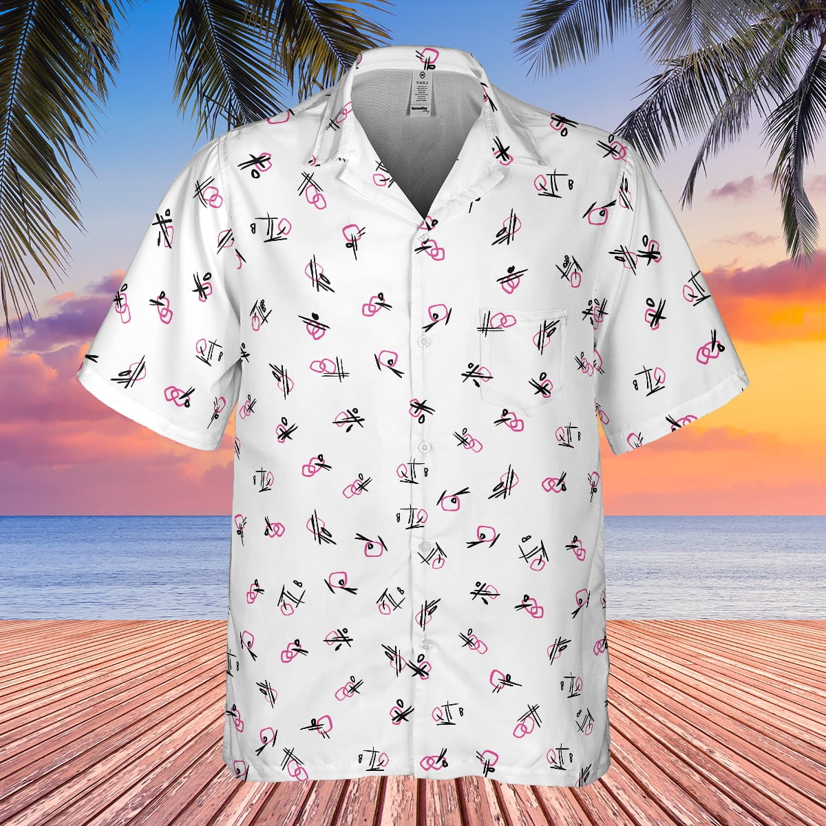 Ace Ventura Pet Detective 1994 Jim Carrey Beach City Hawaiian Shirt - Tazila