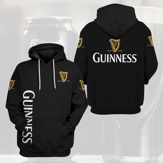Beer Hoodie Guinness Beer Black 3d Print Hoodie Awesome Beer