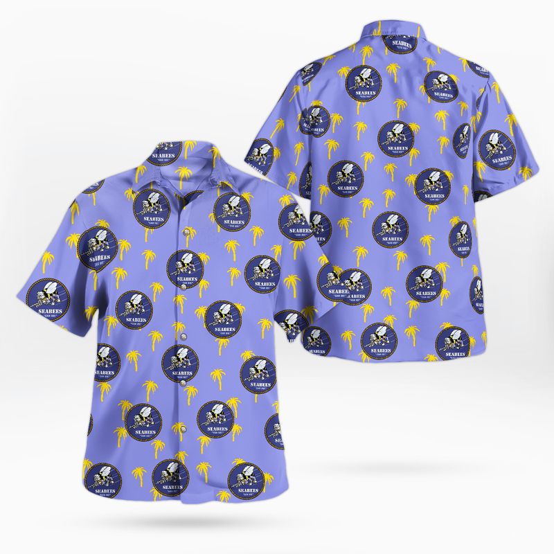 US Navy Seabee Hawaiian Shirt
