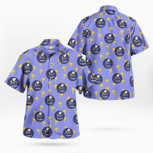 US Navy Seabee Hawaiian Shirt