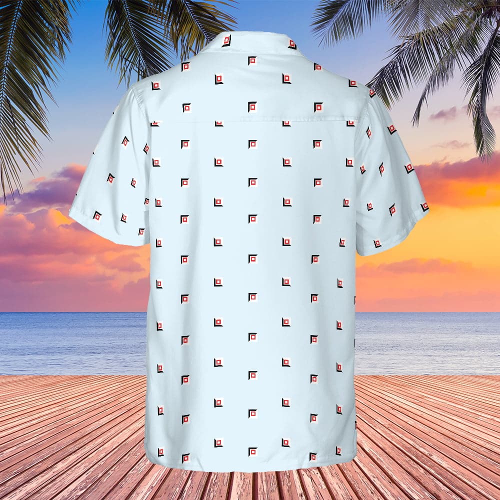 Seinfeld Cosmo Kramer Square Block Hawaiian Shirt - Tazila