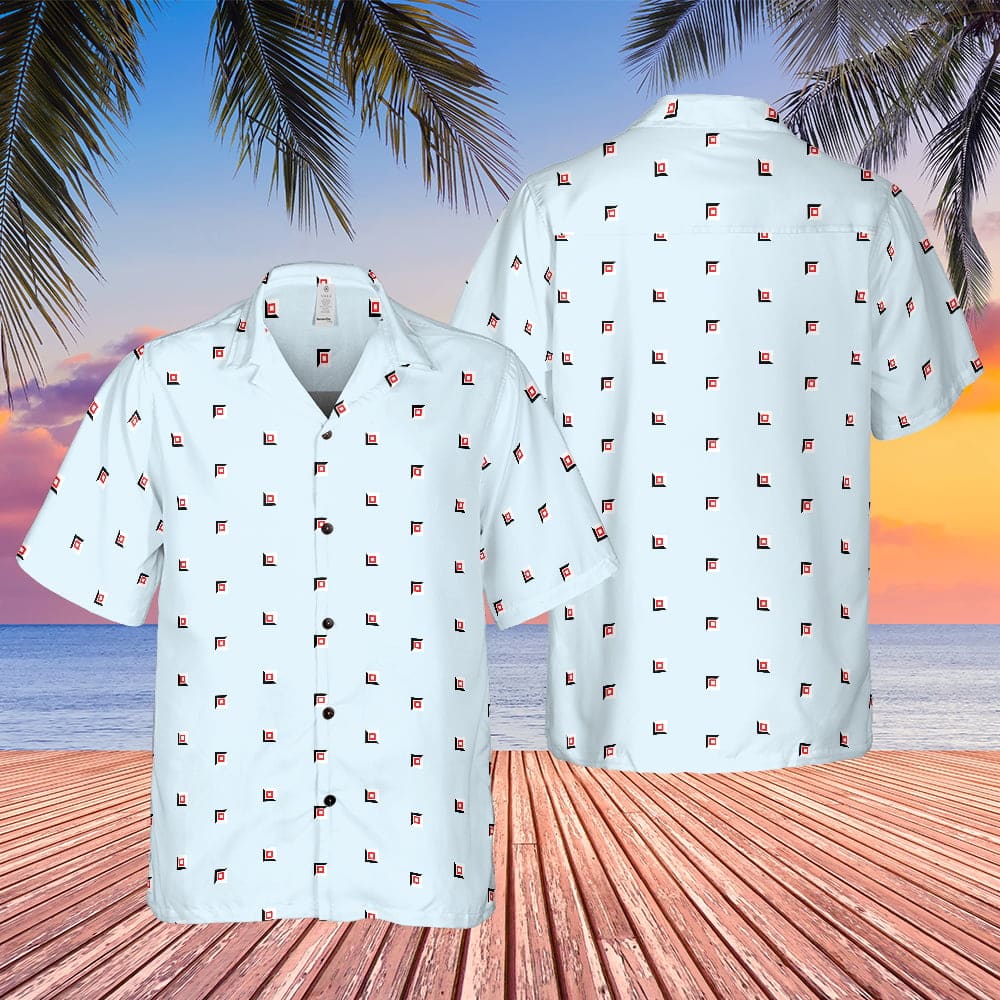 Seinfeld Cosmo Kramer Square Block Hawaiian Shirt - Tazila