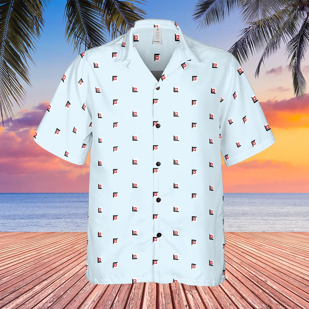 Seinfeld Cosmo Kramer Square Block Hawaiian Shirt - Tazila