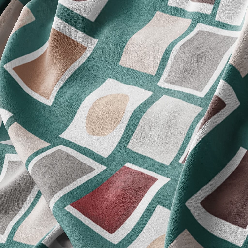 The Sopranos Tony Soprano Square Hem And Eye-Catching Geometric Pattern Hawaiian Shirt - Tazila
