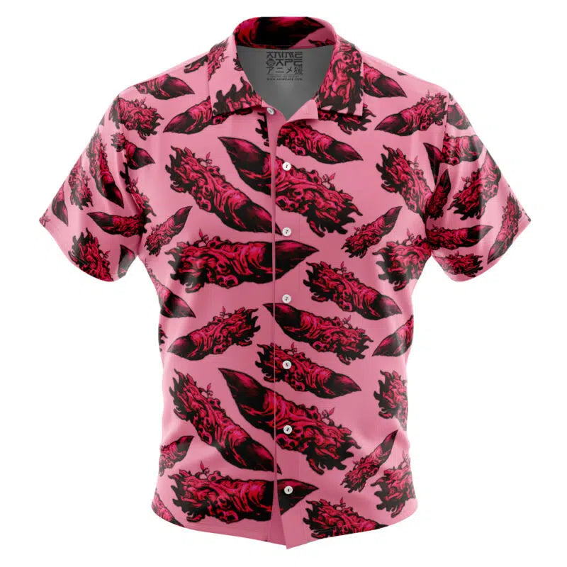 Sukuna's Fingers Jujutsu Kaisen Button Up Hawaiian Shirt