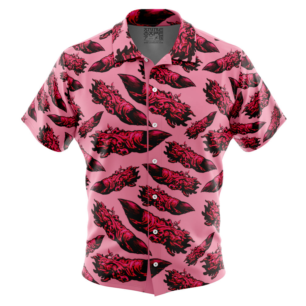 Sukuna's Fingers Jujutsu Kaisen Button Up Hawaiian Shirt