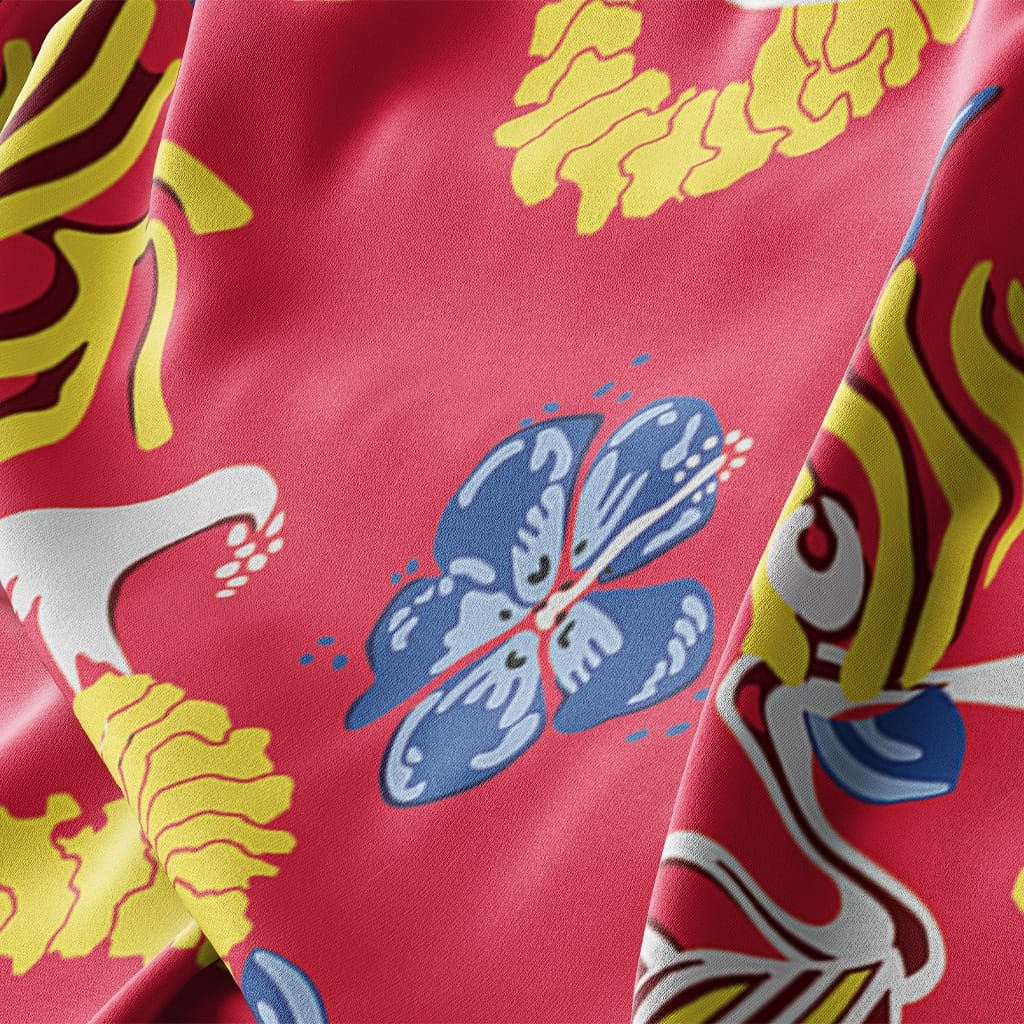 Romeo And Juliet 1996 Romeo Kimono Flowers Cart Hawaiian Shirt - Tazila