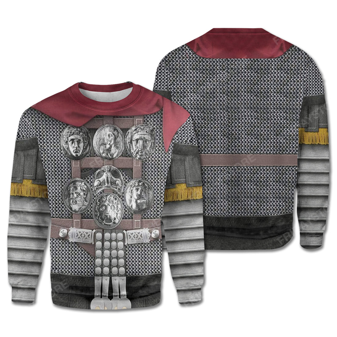Historical T-Shirt Historical Roman Legionaries Suit 3d Costume Hoodie Historical Hoodie