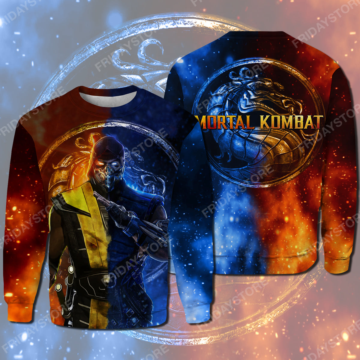 Mortal Combat Hoodie Scorpion Motarl Game T-shirt Cool Amazing Mortal Combat Shirt Sweater Tank 2023