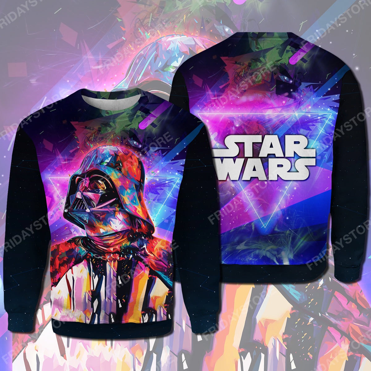 SW T-shirt SW Darth Vader Colorful T-shirt Cool High Quality SW Hoodie Sweater Tank 2023