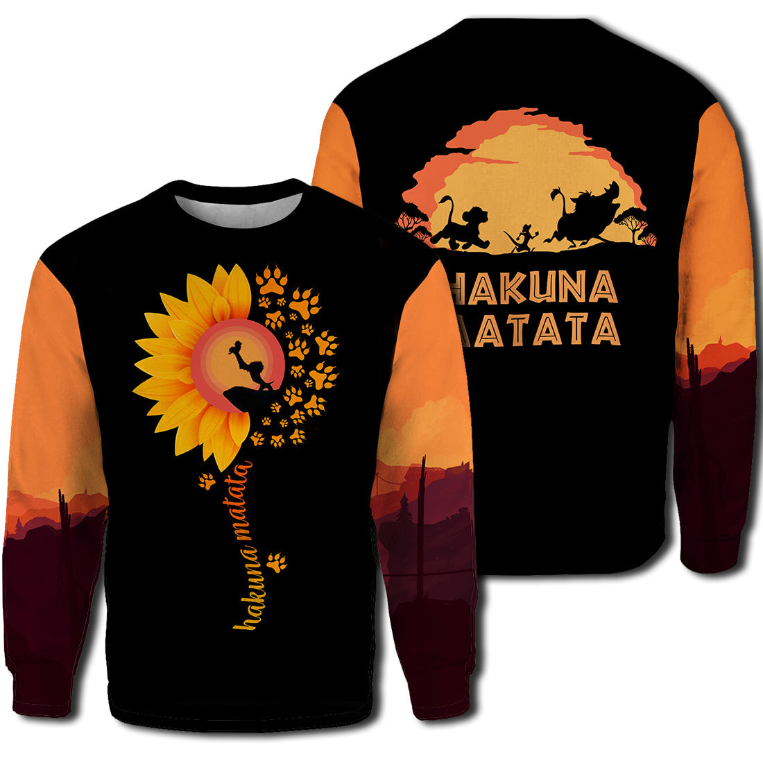 LK T-shirt Hakuna Matata Sunflower 3D Print T-shirt High Quality DN Hoodie Sweater Tank